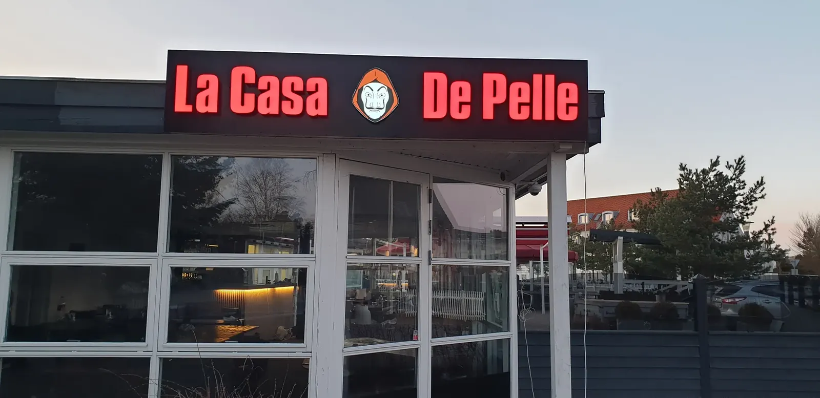 La Casa de Pelle Facadeskilt